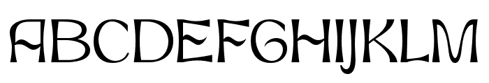 Neckyn Regular Font UPPERCASE