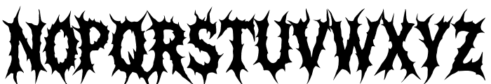 Necro Sarqe Font UPPERCASE
