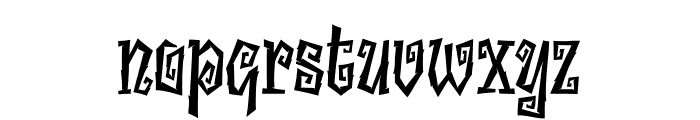 Necroglyph Regular Font LOWERCASE