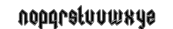 Necrotic Five Font LOWERCASE