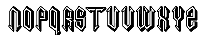 Necrotic Nine Font UPPERCASE