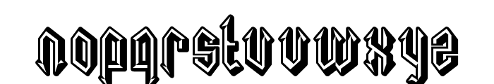 Necrotic Nine Font LOWERCASE