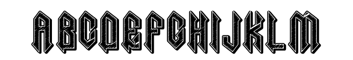 Necrotic Six Font UPPERCASE