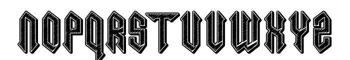 Necrotic Six Font UPPERCASE