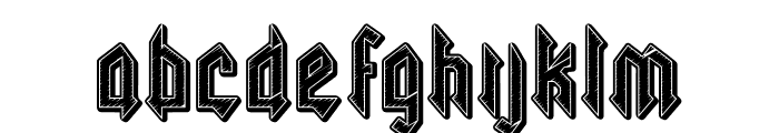 Necrotic Six Font LOWERCASE