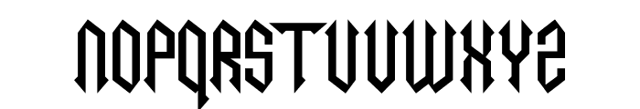 Necrotic Font UPPERCASE