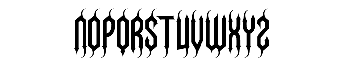 Necrovoid Five Font LOWERCASE