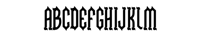 Necrovoid Four Font UPPERCASE