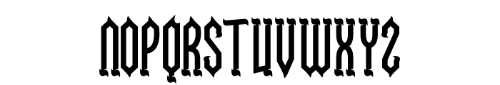 Necrovoid Four Font UPPERCASE