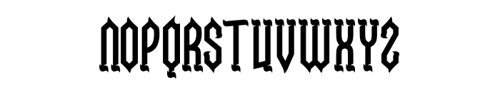 Necrovoid Four Font LOWERCASE