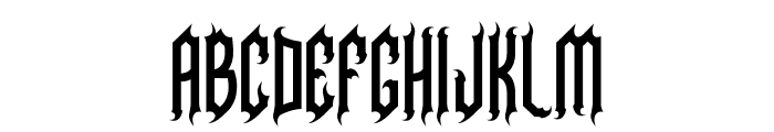 Necrovoid Three Font UPPERCASE