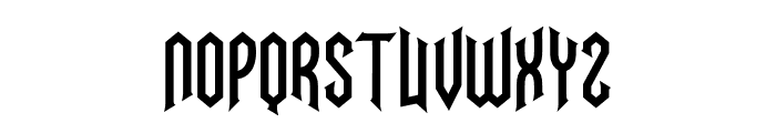 Necrovoid Two Font LOWERCASE