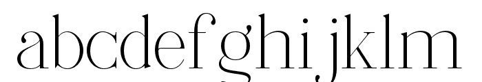 Nectaries-ExtraLight Font LOWERCASE