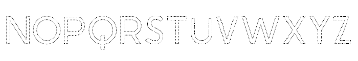 Needle and Thread Font - Stitches Font UPPERCASE