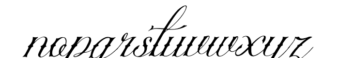 Nefaryth Italic Font LOWERCASE