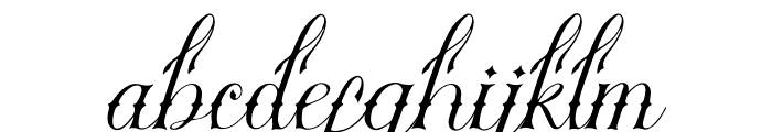 Nefaryth Font LOWERCASE