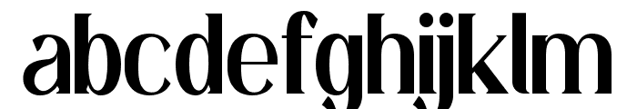 Negatiorif Regular Font LOWERCASE