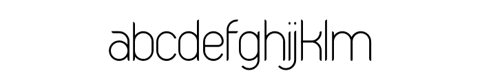 Neitherly Light Font LOWERCASE