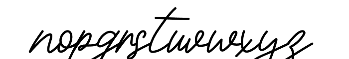 Neitherly Script Font LOWERCASE