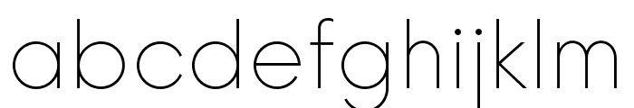 Nela Sans Extralight Font LOWERCASE