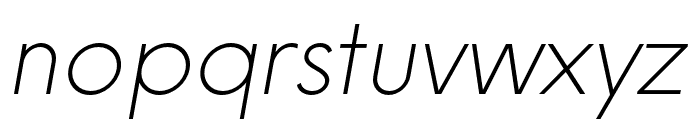 Nela Sans Light Italic Font LOWERCASE