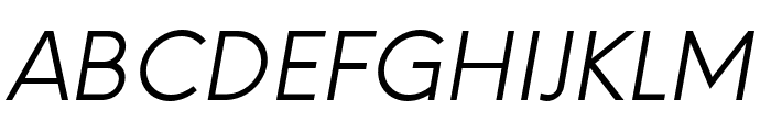 Nela Sans Regular Italic Font UPPERCASE