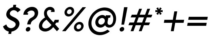 Nela Slab Semibold Italic Font OTHER CHARS