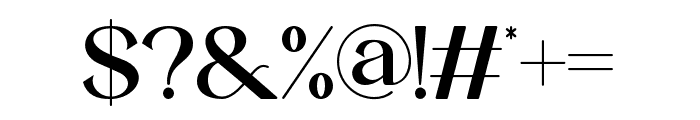 Nelara Regular Font OTHER CHARS