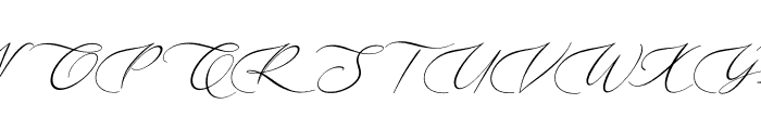 Nellysia Sorettein Italic Font UPPERCASE