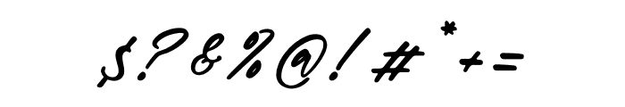 Nelsonlla Smithran Italic Font OTHER CHARS
