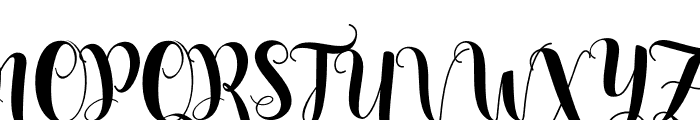 Nelvita Script-Regular Font UPPERCASE