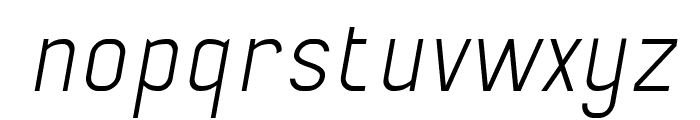 Nemmo Light Italic Font LOWERCASE