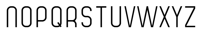 Nemmo Light Font UPPERCASE