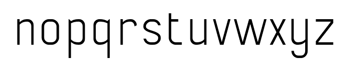 Nemmo Light Font LOWERCASE