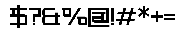 Neo Nippon Regular Font OTHER CHARS