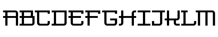 Neo Nippon Regular Font UPPERCASE