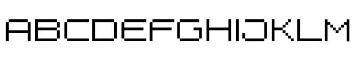 Neo Pixel Font UPPERCASE