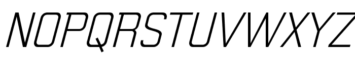 NeoStrada-LightItalic Font UPPERCASE