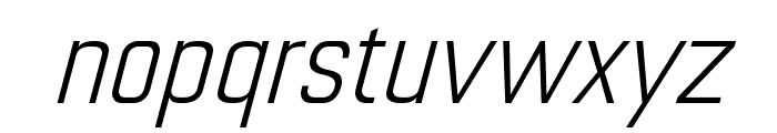 NeoStrada-LightItalic Font LOWERCASE