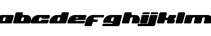 NeoSyber-Italic Font LOWERCASE