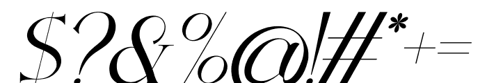Neoghy Italic Font OTHER CHARS