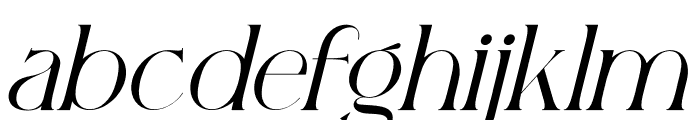 Neoghy Italic Font LOWERCASE