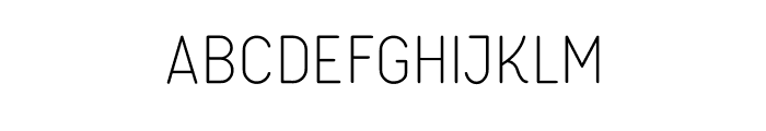 Neogloss Light Font UPPERCASE