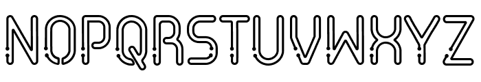 Neon Schema Font UPPERCASE