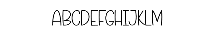 Neon Starlight Font LOWERCASE