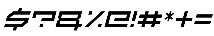 Neon Vortex Italic Font OTHER CHARS