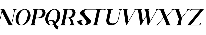 Neona Delima Italic Font UPPERCASE