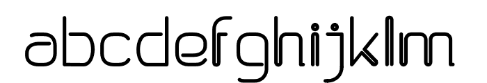 Neoncity Display Font LOWERCASE