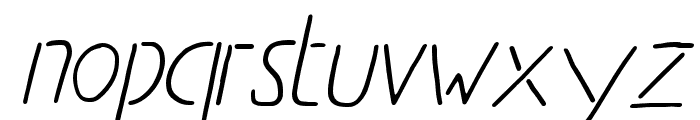Neonidas Italic Font LOWERCASE