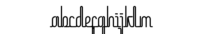 Neonisans-Regular Font LOWERCASE